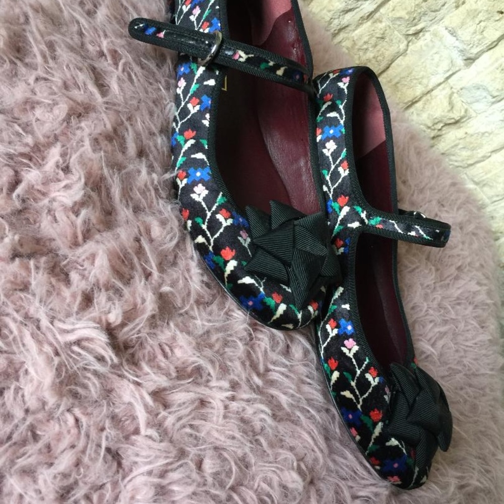 Marc Jacobs Womens Strap Ballerina Flats